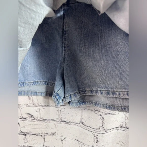 ZARA Girls Denim Mini Skort - Picture 4 of 6